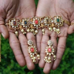 Navaratna Necklace Set