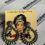 German silver earring