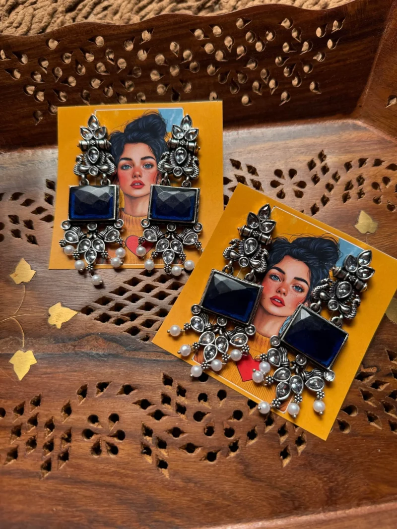 Earring Royal Blue