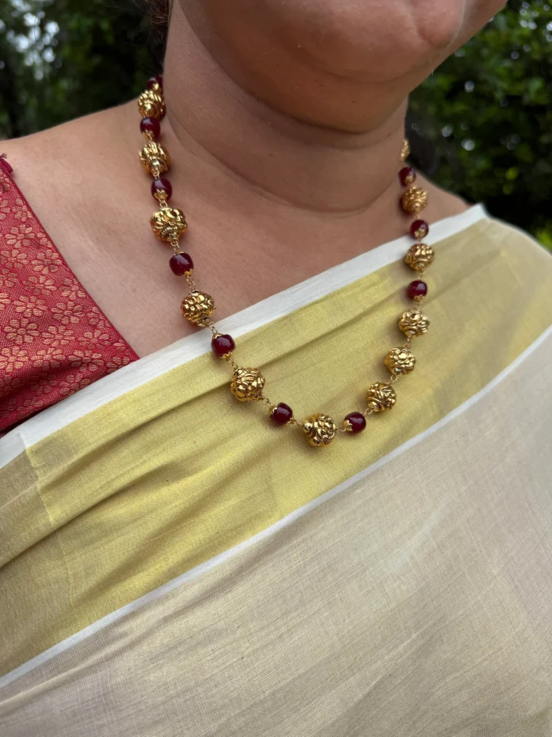Golden Beads Mala