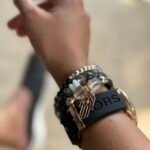 Stackable bracelet black