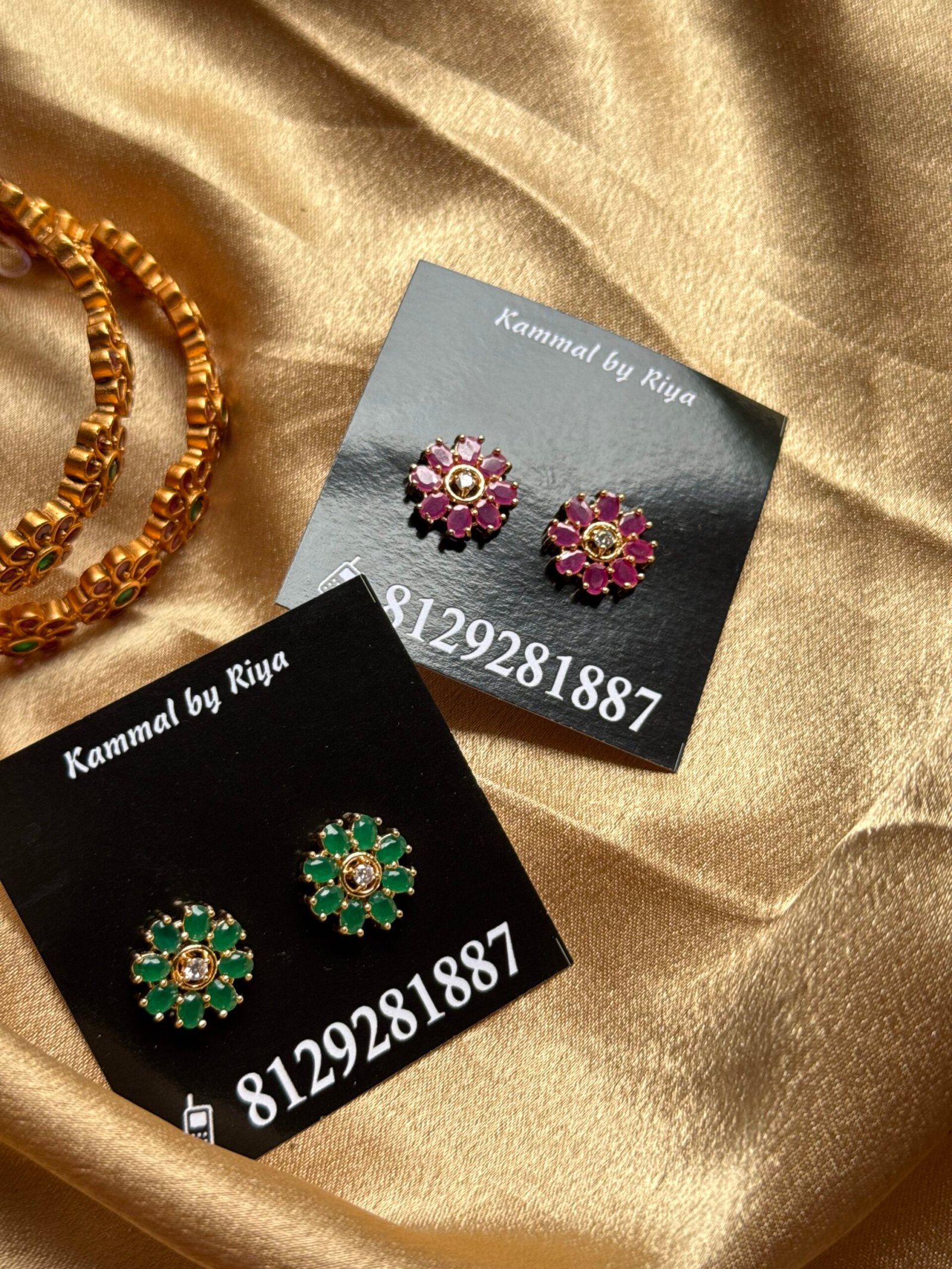 Bangle and earring combo