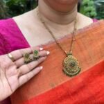 Antique gold mala