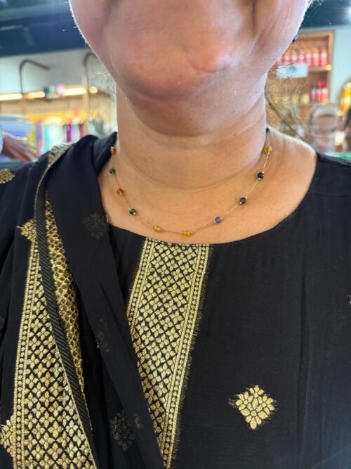 Multi colour necklace