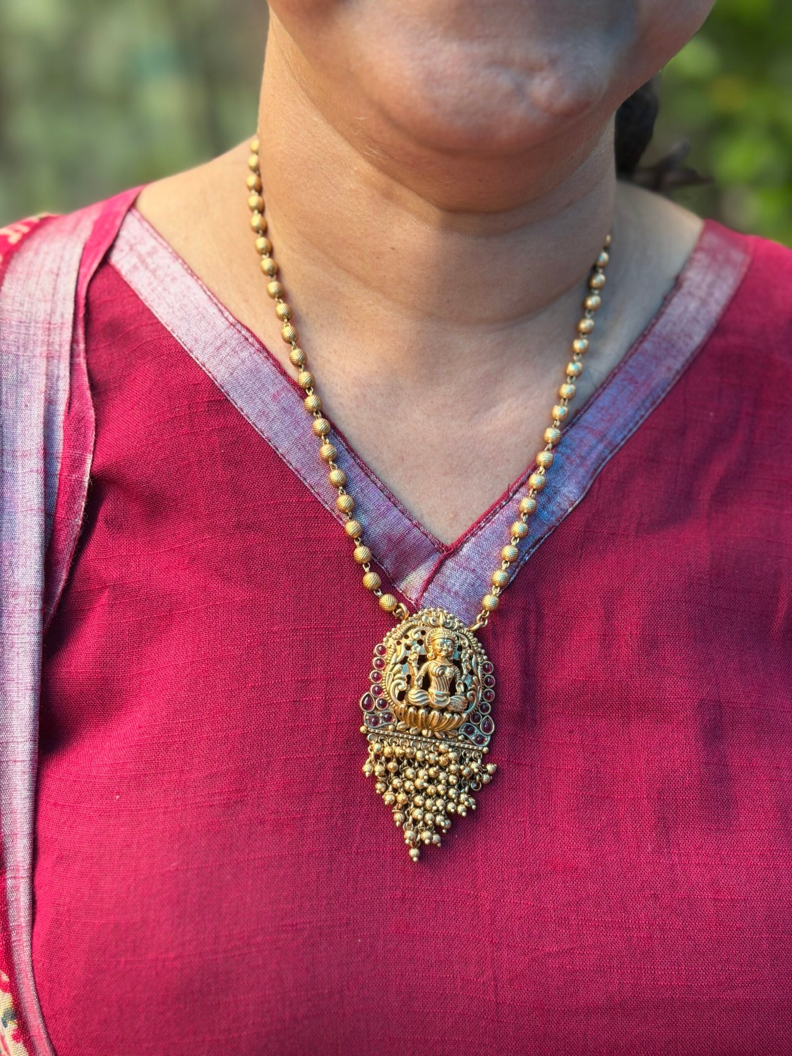 Antique gold mala 🌸✨