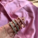 Pastel pink premium bangle