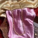 Pearl long mala gold plated