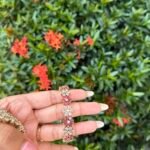 Premium floral bangle