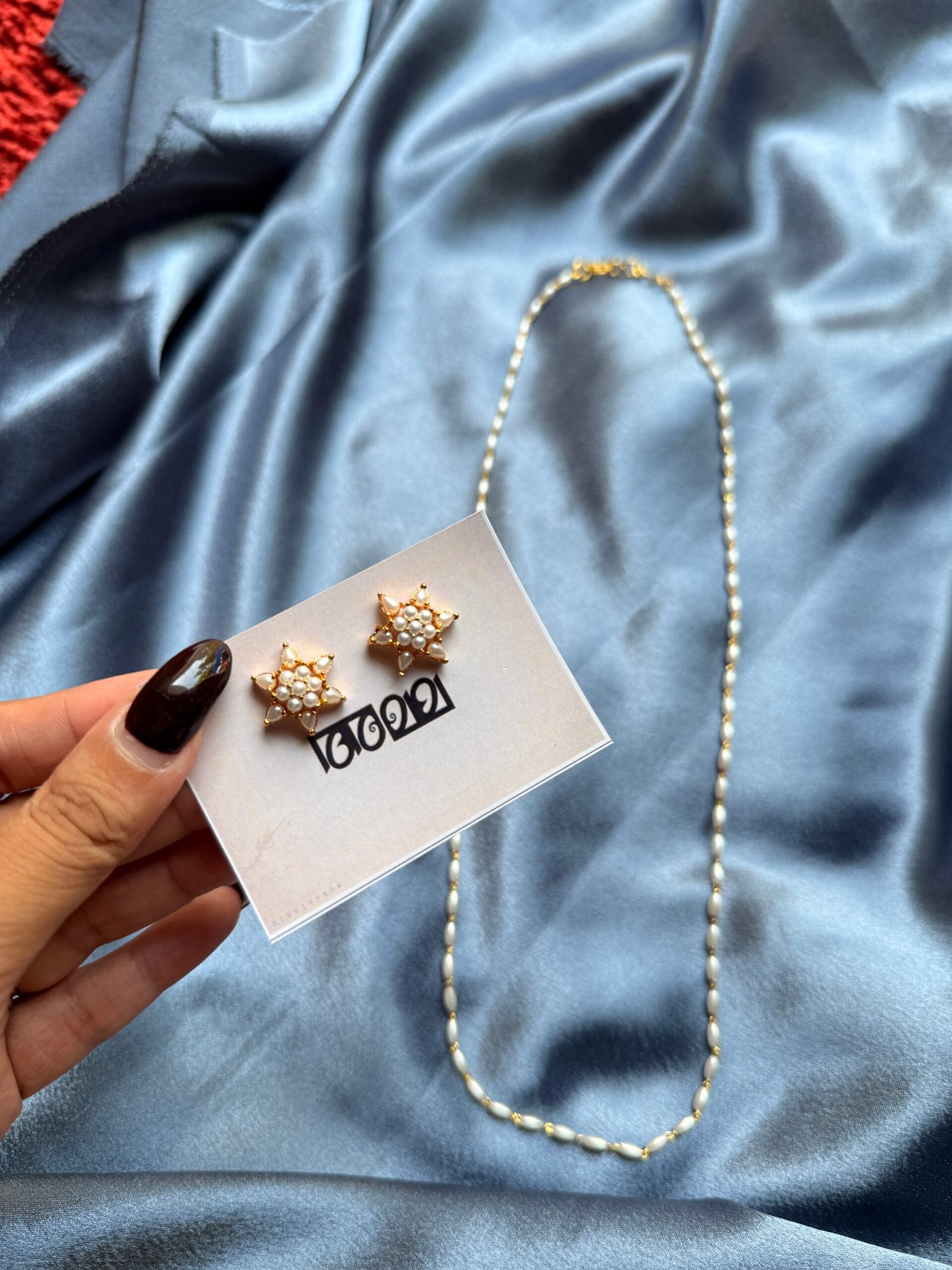 Rice pearl single layer mala