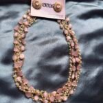 Pink bunch with ear stud 1