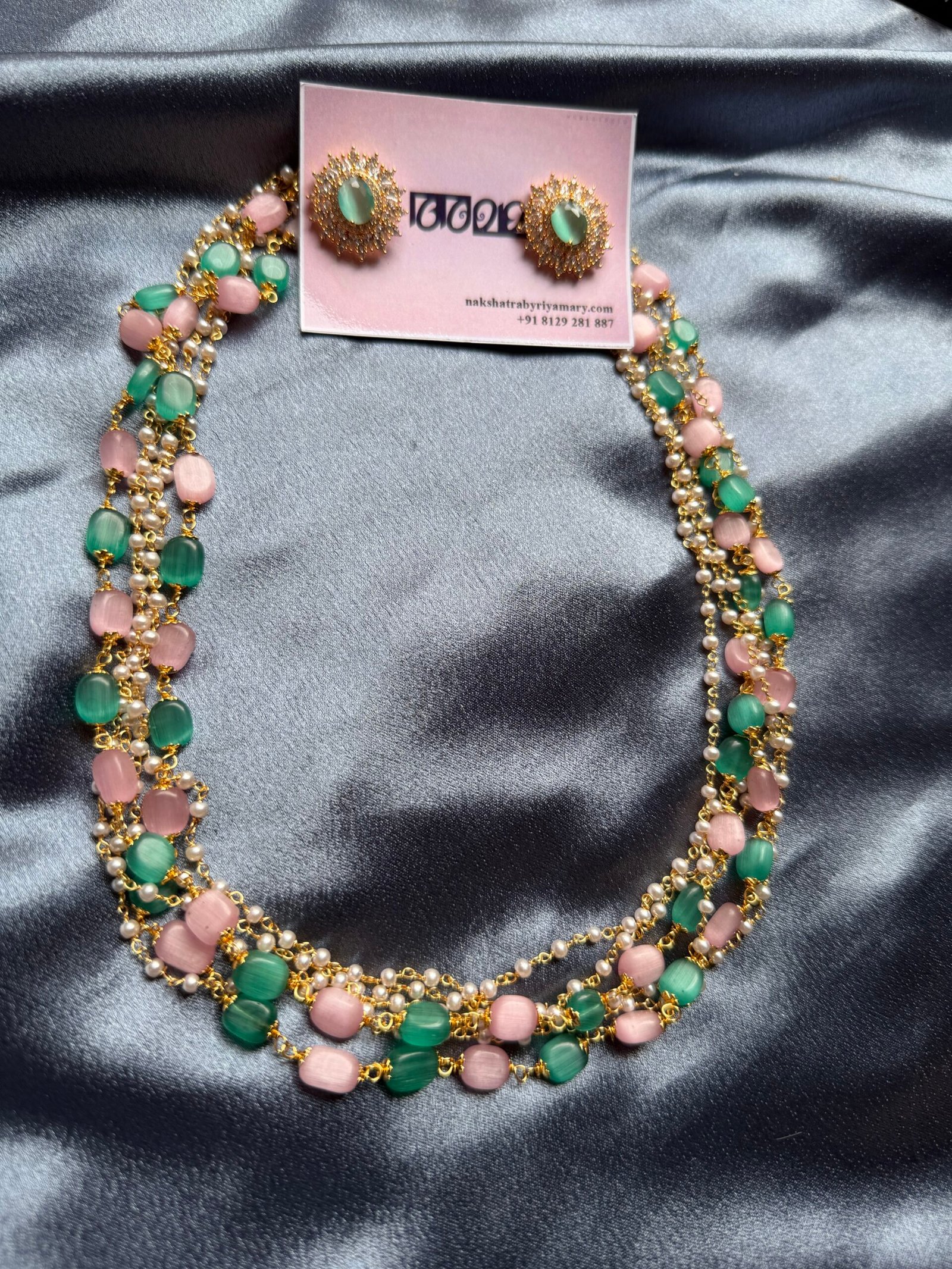 Multi bunch with earring