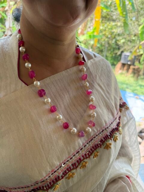 Single layer stone mala