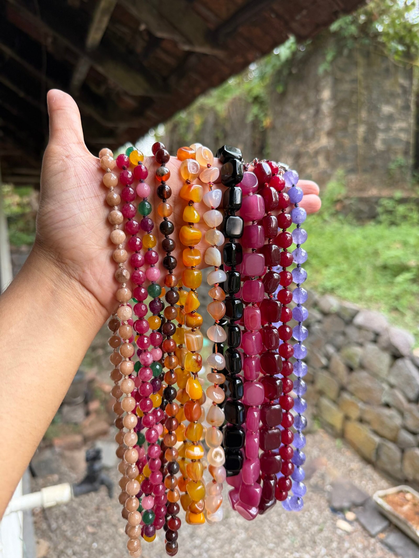Onyx beads mala (b)