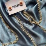 3 layer short chain + earring (46)