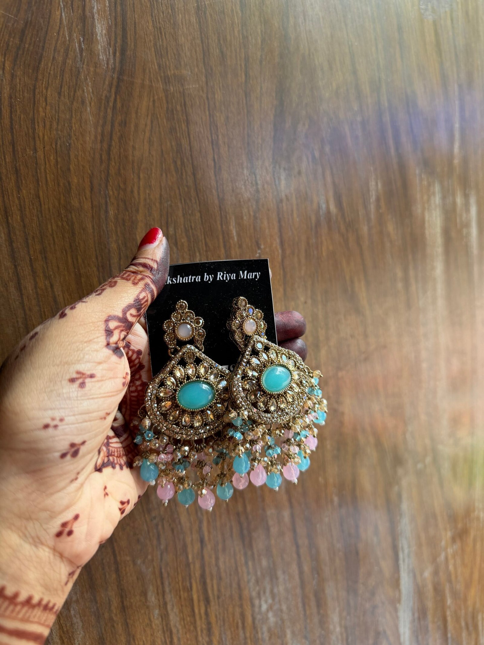 Pastel triad earring