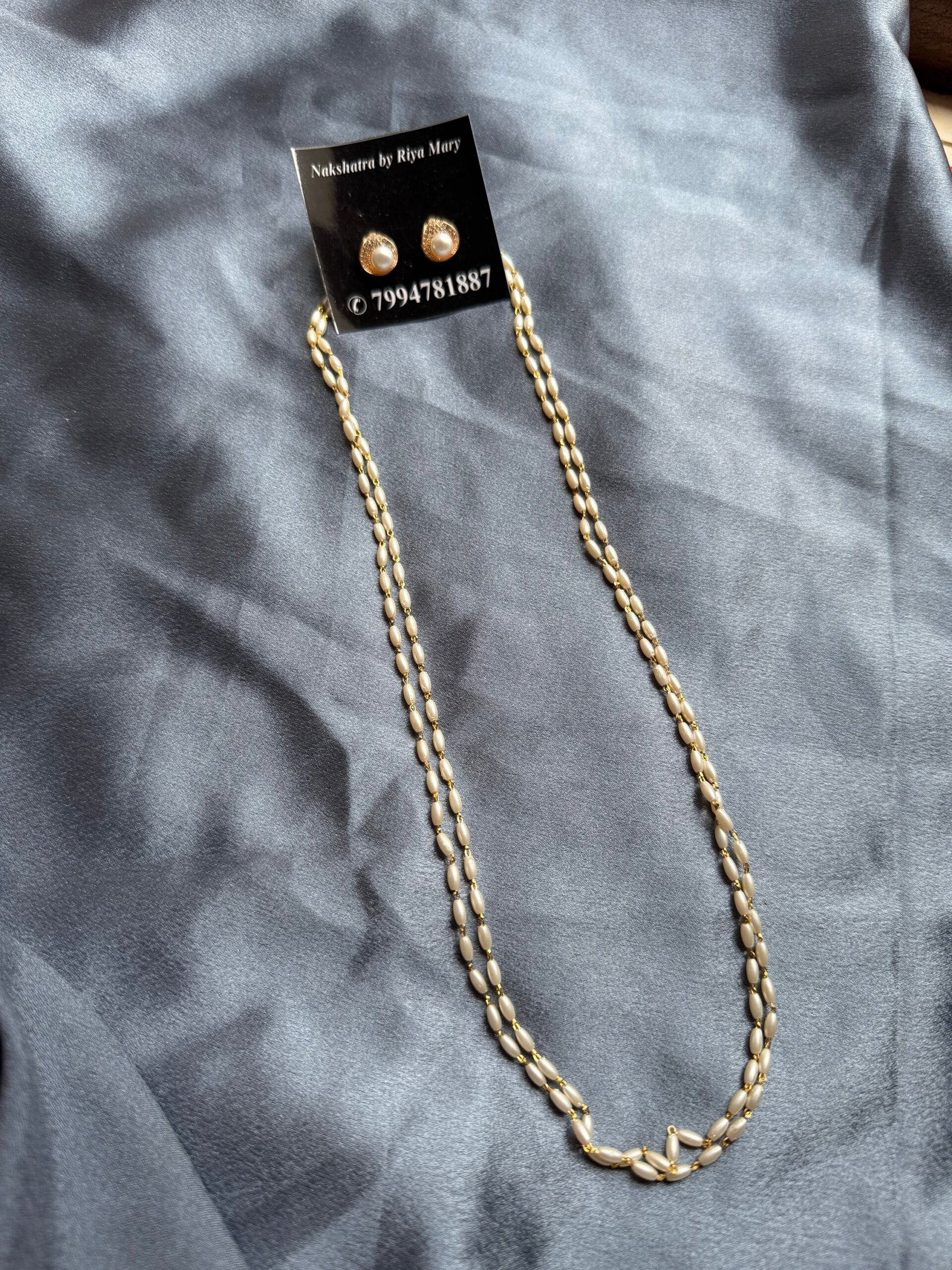 Dual pearl strand