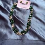 Green and pearls