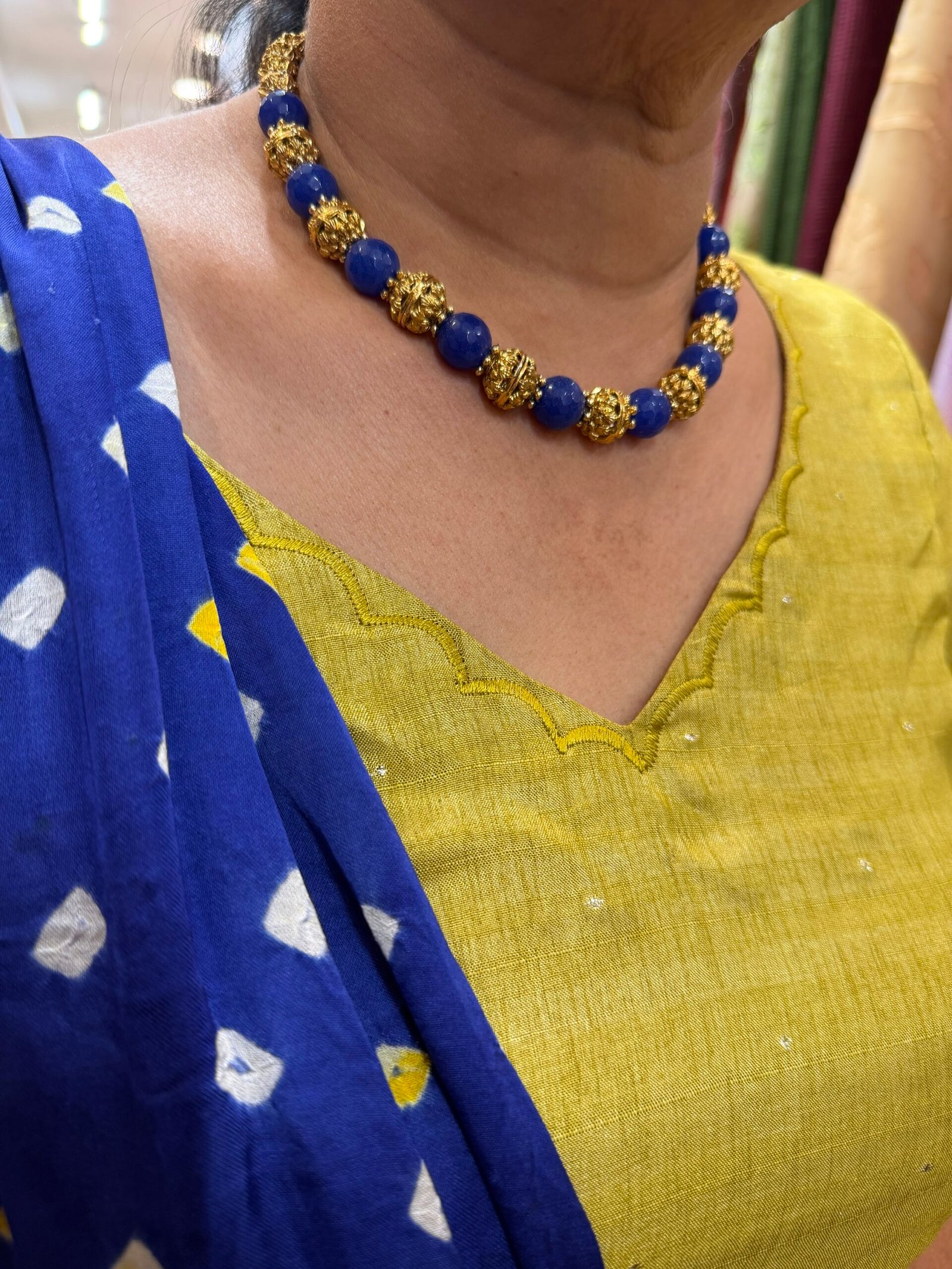 Royal blue mala
