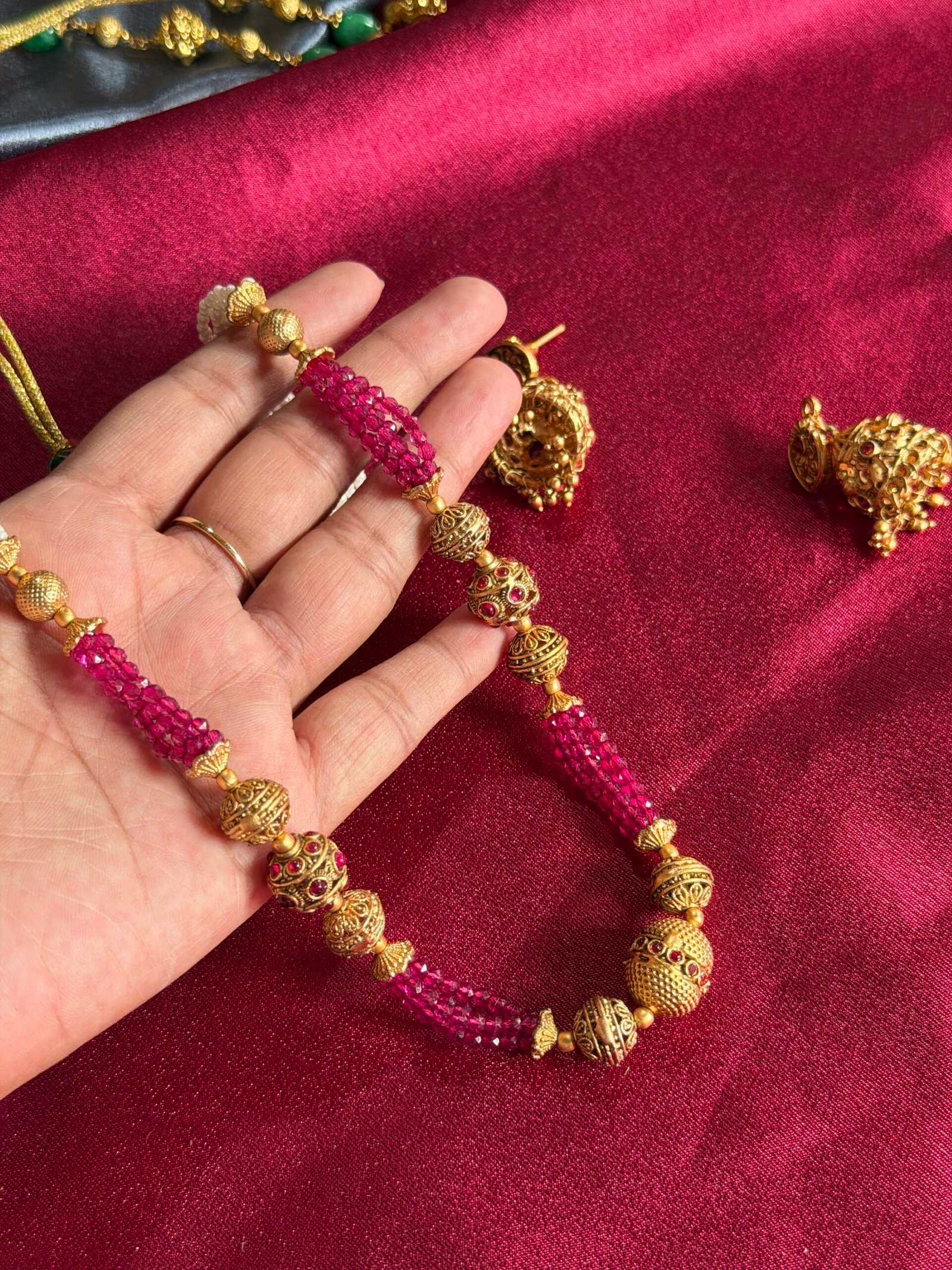 Pearl and Ruby chain