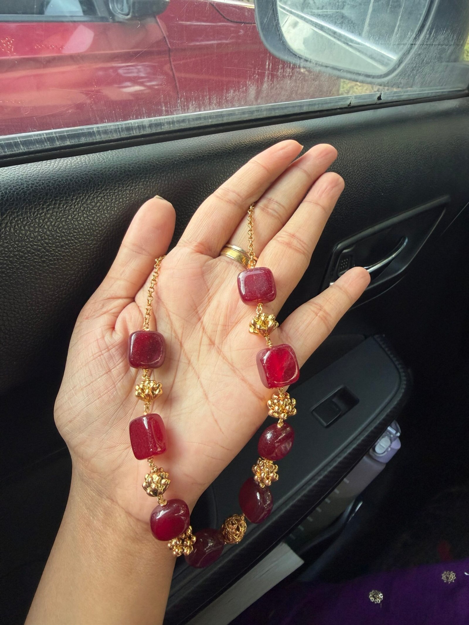 Gold and beads (2)