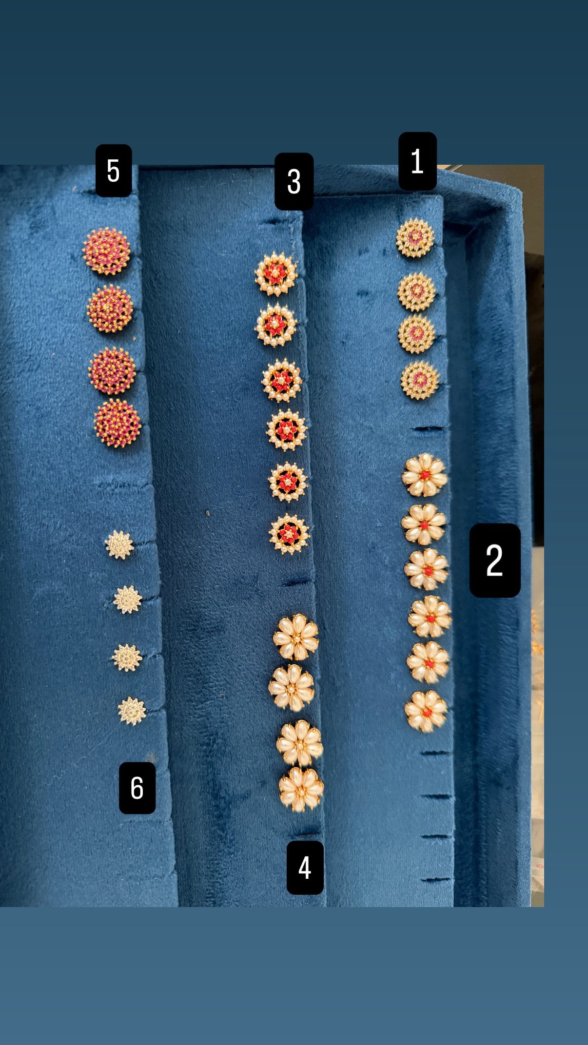 Assorted stud collection