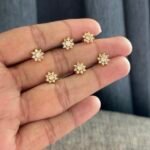 Floral Nosepin/ ear stud / second stud