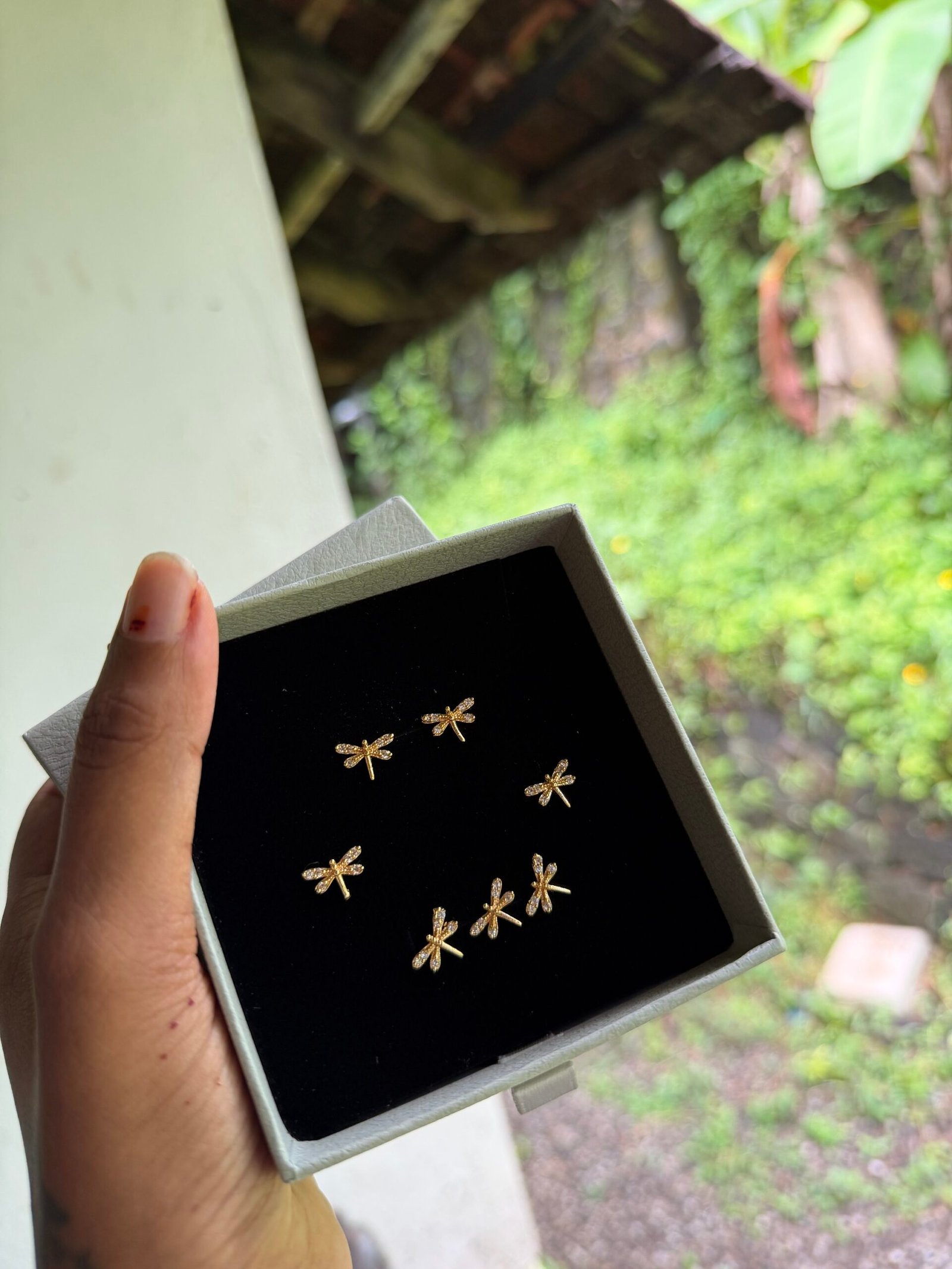 Dragon fly Nosepin / second stud / earstud